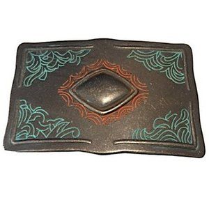 Vintage Southwestern Handmade Belt Buckle Large